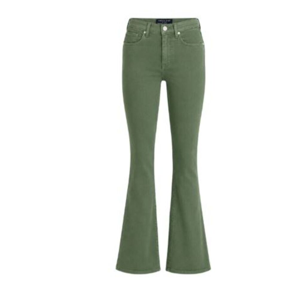Veronica Beard Beverly High Rise Skinny Flare Jeans 24 NWT 328 Stone Sage